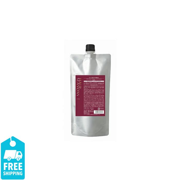 商品情報広告文責(会社名・電話番号)VERITA 05030910820内容量450g使用方法水気をきり、適量を中間～毛先を中心にもみこむようになじませてください。その後なめらかさが残る程度すすいでください。※お客様へのアドバイス毎日ご使用いただけますが、補修効果が高いため、週に1～2回のご使用をおすすめします。さらに、しっとりと落ち着かせたい場合は、5分程度放置するとより効果的です。全成分(化粧品のみ)水、ジメチコン、セテアリルアルコール、、グリセリン、シクロペンタシロキサン、ベヘントリモニウムクロリド、アボカド油、ワセリン、加水分解卵殻膜、アセロラエキス、ジラウロイルグルタミン酸リシンNa、イソアルキル(C10-40)アミドプロピルエチルジモニウムエトサルフェート、ヒアルロン酸Na、ヒスチジン、フェニルアラニン、アスパラギン酸、アルギニン、セリン、トレオニン、アラニン、グリシン、バリン、イソロイシン、プロリン、PCA、PCA-Na、リンゴ酸、乳酸、乳酸Na、ステアルトリモニウムクロリド、ジメチコノール、アミノプロピルジメチコン、アモジメチコン(ビスイソブチルPEG-14/アモジメチコン)コポリマー、BG、DPG、イソプロパノール、メチルパラベン、プロピルパラベン、香料商品区分日本製・頭髪化粧品デミ ヘアシーズンズ トリートメント マスク 450g 詰替え用 デミ demi ヘアシーズンズ 保湿 ヘアケア 美容室 サロン専売品 ＜ヘアシーズンズ＞すべてのアイテムに、アセロラエキス（保湿成分）、加水分解卵殻膜（毛髪保護成分）、アミノ酸（保湿成分）、リンゴ酸（pHコントロール成分）を配合。爽やかな香りで心地よいシャンプータイムを演出。マスク高い補修効果で、しっとり落ち着かせる。毛髪内部からバリア機能を高め、しっとりと落ち着かせます。【特徴成分】18-MEA誘導体・高浸透アミノ酸誘導体・ヒアルロン酸Na（濃密補修成分）【おすすめのお客様】ダメージでとてもお困りの方硬毛、クセの強い方 5