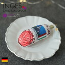 10130S013 ドイツINGE-GLAS MANUFAKTUR(インゲ・グラス) クリスマスツリー オーナメント イタリアサラミ ドライソーセージ 10cm...