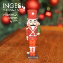 700001230 120031 ドイツ INGE-GLAS GOODS インテリア クリスマスディスプレイ オブジェ デコレーション くるみ割り人形 ナッツクラッカー レッド 16cm ドイツ直輸入 クリスマスツリー オーナメント クリスマス ヨーロッパ 北欧 ピカキュウホーム ピカキュウhome