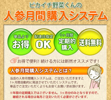 【月間購入】規格外洗い人参3kgを1ヶ月2回合計6kg1ヵ月分（無農薬栽培人参）（にんじん）