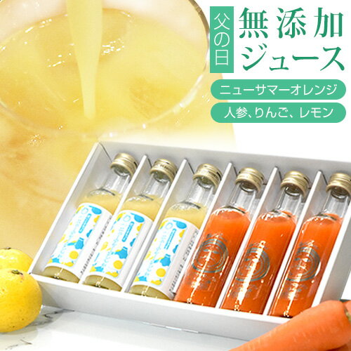 父の日 野菜ジュース 詰め合わせ ギフト 180ml×6本 人参ジュース にんじんジュース ニューサマーオレンジジュース お中元 御中元 無添加 無添加ジュース 健康ジュース 健康 コールドプレスジュース ストレートジュース 伊豆 国産 無農薬 無農薬人参 贈り物 贈答 プレゼント