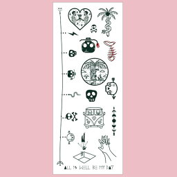 【ピカイチ屋】タトゥーステッカー B-06 タトゥー シール ステッカー チカロカ TATTOO STICKER X chicaloca