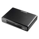 アイ・オー・データ UHS-II対応 USB 3.0接続マルチメモリカードリーダー・ライター 日本メーカー US3-U2RW/B[特長] 次世代規格UHS-II&amp;USB 3.0対応で高速伝送 豊富なメディアに対応のカードリーダー・ライター[対応OS] Windows 10/8.1/8/7/Vista、macOS 10.12、Mac OS X 10.4~10.11[接続規格] USB 3.0、USB 2.0/1.1[サイズ/重量] 76(W)×54(D)×16(H)mm(突起部を除く) / 約53g(本体のみ)[付属品] USB 3.0ケーブルA-MicroB(50cm)、取扱説明書、ゴム足[] 1年間