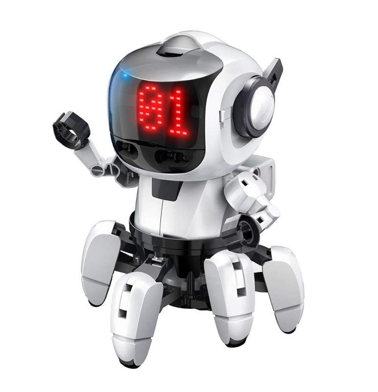 エレキット フォロ ELEKIT エレキット フォロ (エレキット ロボット工作キット プログラミング・フォロ for PaletteIDE 赤外線レーダー搭載6足歩行ロボット )