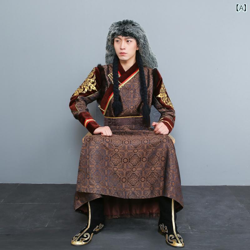 民族衣装 モンゴル 王子 服 メンズ モンゴル ...の商品画像