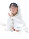 [WHITE POLAR] ベビーバスローブ 今治タオルブランド認定商品 出産祝い 男の子 女の子 赤ちゃん ラップタオル 日本製 ホワイト 5 Years