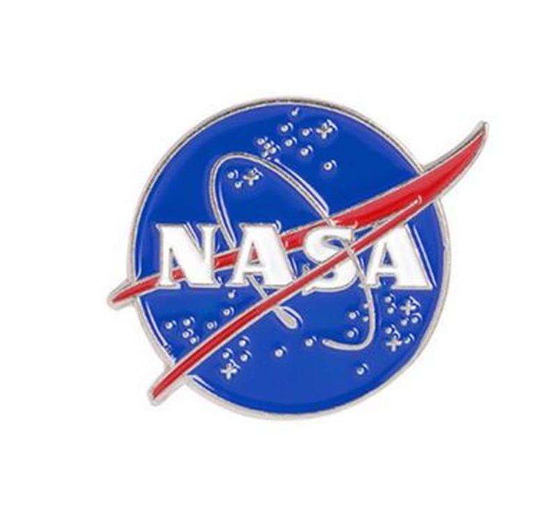 NASA National Aeronautics and Space Administration AJqF NASÃS}[N sobW NASA LOGO Pin Badge TCY() 2.5cm x 3cm