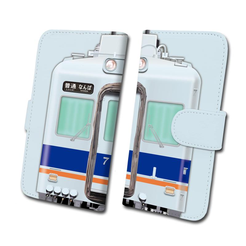 ダイビ(Daibi) 南海7100系 鉄道スマホケース No.110【 手帳 タイプ 】多機種対応Lサイズ Android各種 tc-t-110-al