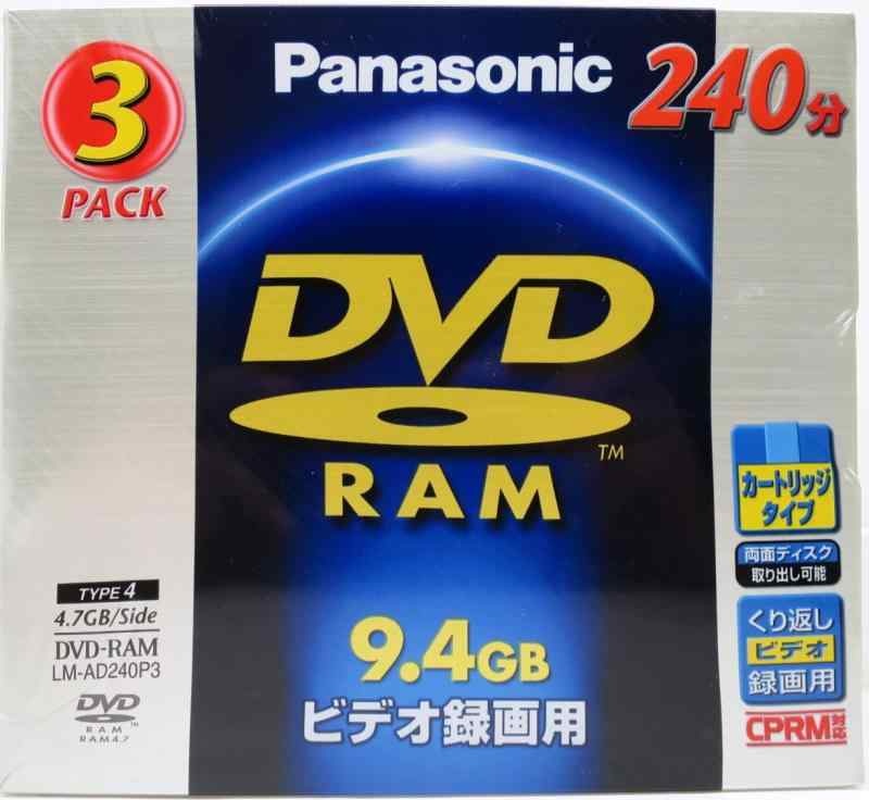 Panasonic DVD-RAM VIDEO Ԃ^p 240 () LM-AD240P3