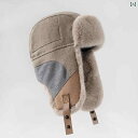 パイロット帽 防寒 メンズ レディース ステッチ 帽子 冬 暖かい 耳保護 東北 帽子 韓国 ファッション 新