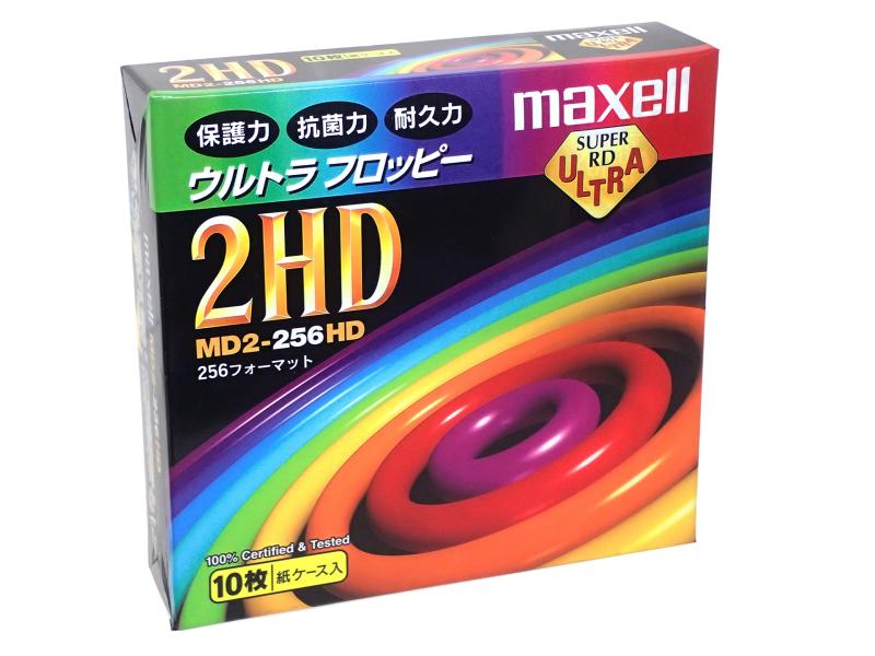 maxell }NZ 5C` 2HD 1.6MB tbs[fBXN SUPER RD ULTRA MD2-256HD.B10K 10(P[X)