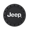 Plasticolor 000652R01 Jeep ロゴ カップ ホルダー コースター