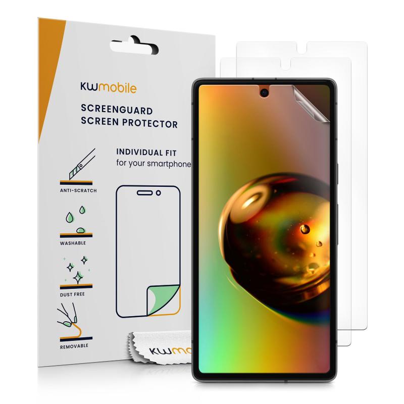 kwmobile 3x یtB Ή: Google Pixel 7a tB - fBXvCیtB F XN[veN^[