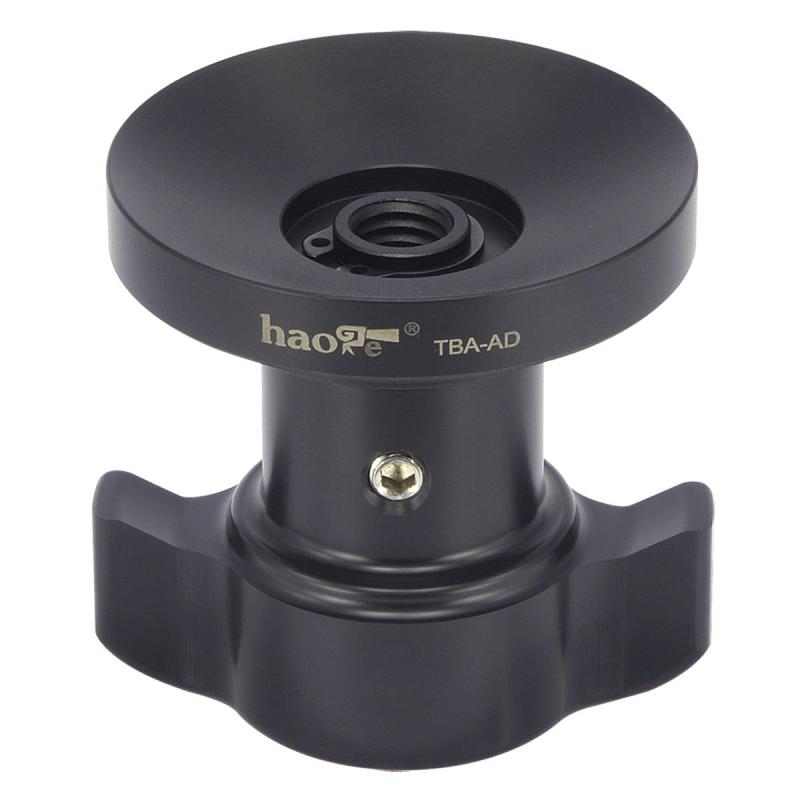 Haoge tba-ad Short Threadedノブfor流体ヘッドボウルアダプタ Manfrotto Tripod Video Fluid Head Bowl Adapter MVH500A MVH502A 504HD 526 509HD 519