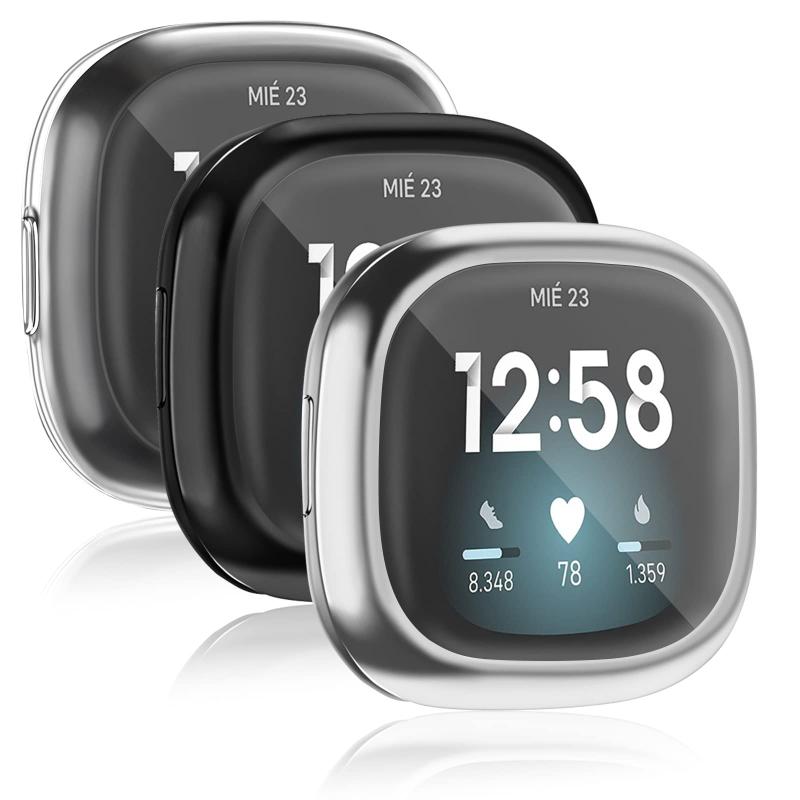 [3pbN]Fitbit Versa 3P[XpFitbit SenseP[XpXN[veN^[P[XAFitbit Versa 3/Sensep\tgTPUbLop[A`XNb`tJo[یP[X