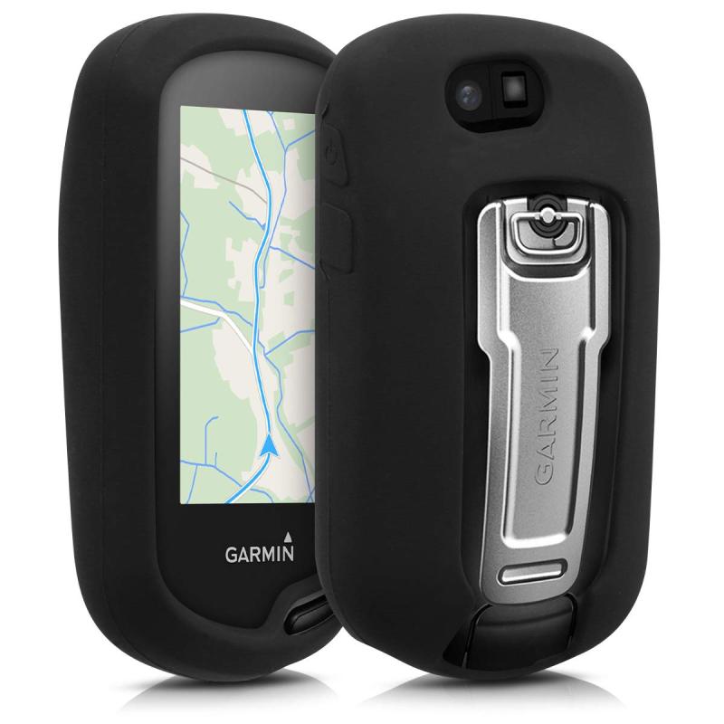 kwmobile 対応: Garmin Oregon 700 / 750t / 600 / 650 ケース - GPS ナビ シリコン 保護ケース 黒色