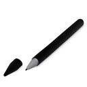 kwmobile 対応: Microsoft Surface Pen カバー - 保護カバー タッチペン 軽量 ソフト スリム - グリップ 黒色