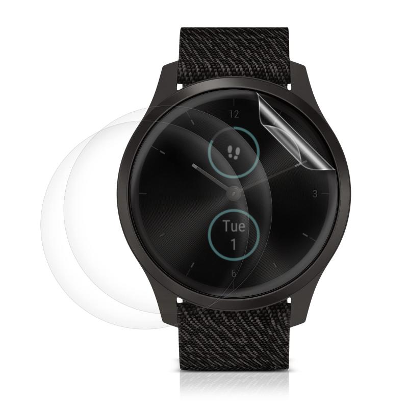 kwmobile 3x Ή: Garmin vivomove Style یtB - ʕی یV[ X}[gEHb` wh~ ȒP - h~ ^ 