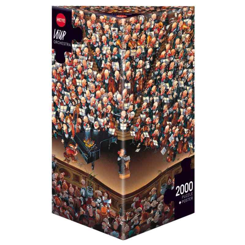HEYE Puzzle wCpY 08660 Jean-Jacques Loup : Orchestra (2000 pieces)