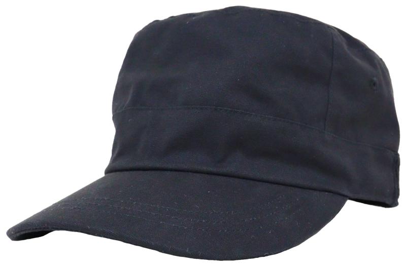  ワークキャップ 無地 コットンツイルリブ 大きいサイズ帽子約65cm サイズ調節可能 メンズ ブラック