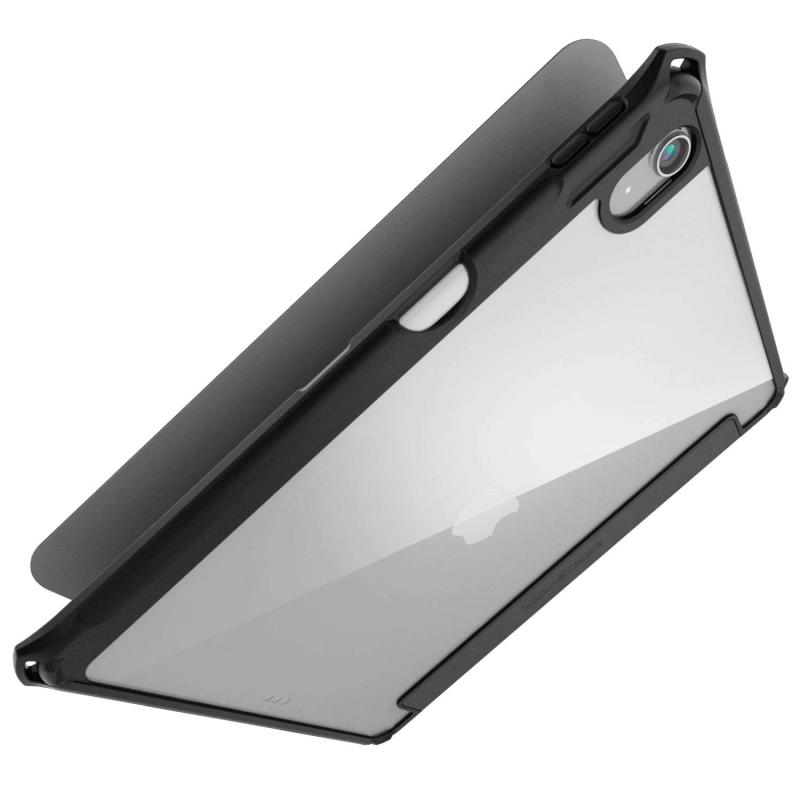 エレコム iPad Air 10.9 第5/4世代 (2022/2020年) ケース ZEROSHOCK オートスリープ対応 手帳型 背面クリア ブラック…
