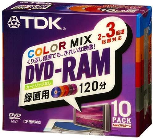 TDK DVD-RAM録画用 2~3倍速対応ノンカー