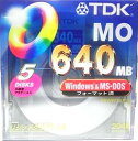 TDK MOディスク 640MB Windowsフォーマット デスクトップケース入り5枚パック [MO-R640DX5PA]