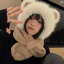マフラー 帽子 スカーフ オール ワン 女性 冬 韓国 かわいい クマ 耳 ぬいぐるみ 帽子 ベルベット 厚手 乗馬 耳保護 帽子