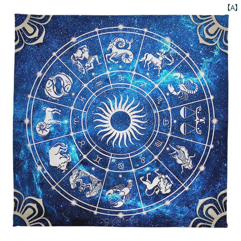 タロット クロス 美しい 占い tarot 神秘的 祭壇布 ひまわり 曼荼羅 星座 タロット 布 ベルベット カード プッシュ カード 布 ボード ゲーム 背景布 祭壇 儀式布