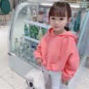 キッズ ウェア 韓国 中小型 子供用 フード スウェットシャツ ガールズ おしゃれ ベビー カジュアル 子供用 かわいい トップス