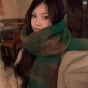 マフラー モヘア スカーフ レディース 冬 厚手 暖かい 韓国 タッセル 防寒 ロング ショール