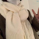 マフラー おしゃれ 防寒 かわいい クマ ツイスト ニット スカーフ レディース 冬 快適 暖かい 学生 カップル ウール スカーフ