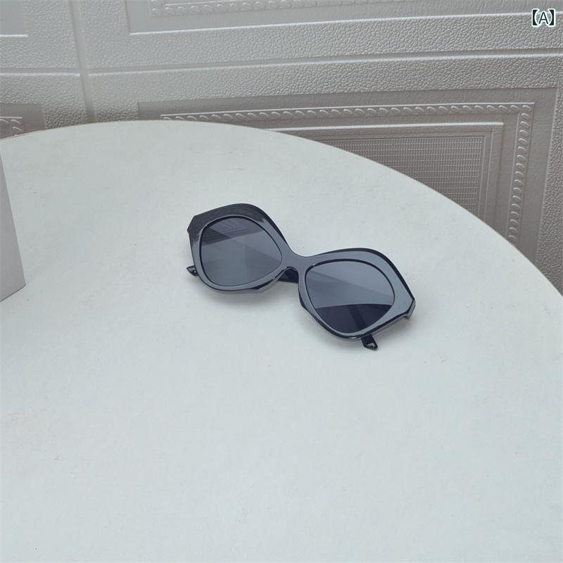 サングラス アメリカ レトロ リップ型 メンズ レディース 大きい フレーム サングラス 夏 ビーチ バケーション 抗UV サングラス