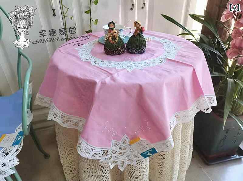 テーブル クロス おしゃれ ダストカバー 海外用 欧米 古物 マルチ カラー 綿 パテ リ 手 刺繍 カバー