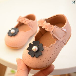 春夏 0から3歳 女 赤ちゃん 赤ちゃん 小さい 革靴 ソフト ソール 幼児 靴 角 口 シングル シューズ