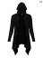 ハロウィン cos 衣装 アメリカ 中世 レトロ フード付き コート ロングカーディガン プリーツ ショール