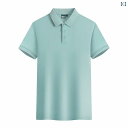 シャツ 爽やか 襟 付き メンズ ポロシャツ カップル 夏 カジュアル 半袖 T シャツ 汎用性 高さ 半袖 T シャツ 3