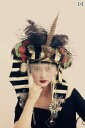 コスプレ アクセサリー 撮影 小道具 インディアン フェザー ヘッド ドレス エジプト ファラオ 帽子 COS チーフ ハロウィン 小道具 誇張 モデリング ゲーム ヘッド ドレス 1