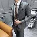 メンズ スーツ 韓国 ビジネス カジュアル スリム フォーマルスーツ 小さい スーツ フレッシュ感 新郎 ウェディングドレス