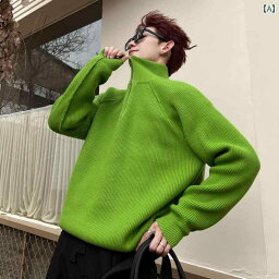 メンズ 冬 タートルネックセーター 高級感 て 厚手 暖かい セーター 韓国 セーター