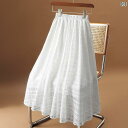 レディース ファッション フレンチ ホワイトメッシュ スカート ポケット スカート 夏 スリム a ライン スカート