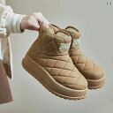 スノーブーツ 女の子 冬 中型 大型 子供用 ベルベット 厚手 綿靴 女の子 防水 滑り止め 大型 綿 冬 ブーツ