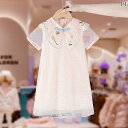 キッズ ウェア 韓服 ガールズ 子供服 小さい ガールズ チャイナ プリンセス ドレス 中華 メッシュ 薄手 ドレス