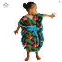 アフリカン ファッション キッズ ワンピース アフリカ ガールズ ドレス プリント ベビー 子供服 ドレス アフリカ ガールズ 服