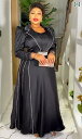 アフリカン ファッション レディース アメリカ アフリカ ファッション 無地 ハイウエスト イブニングドレス ロング スカート