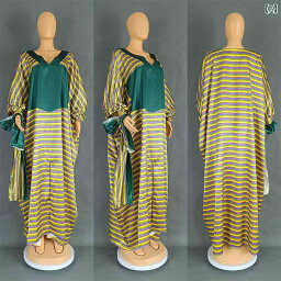 アフリカン ファッション ローブ レディース 中東 ドレス 大きめ サイズ 婦人服 アフリカ イスラム 教徒 ファッション ロング スカート ローブ
