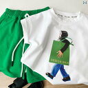 キッズ ファッション 男の子 プリント 夏服 綿 半袖 韓国 T シャツ 中型 子供用 ベビー 半袖