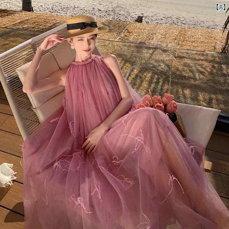 リゾート ワンピース ホリデー 海辺 休暇 ビーチ ドレス レディース 旅行 ドレス 衣装 島 西部 四川 婦人服
