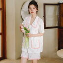 ママ 服 夏用 薄手 半袖 ホーム 服 2点 セット 妊娠中 産後 綿 マタニティ 授乳用 パジャマ