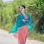 インド レディース 民族衣装 ファッション エスニック トップス 女性 刺繍入り 快適 通気性 綿 ピンク ロング ホリデー 旅行 デイリー
